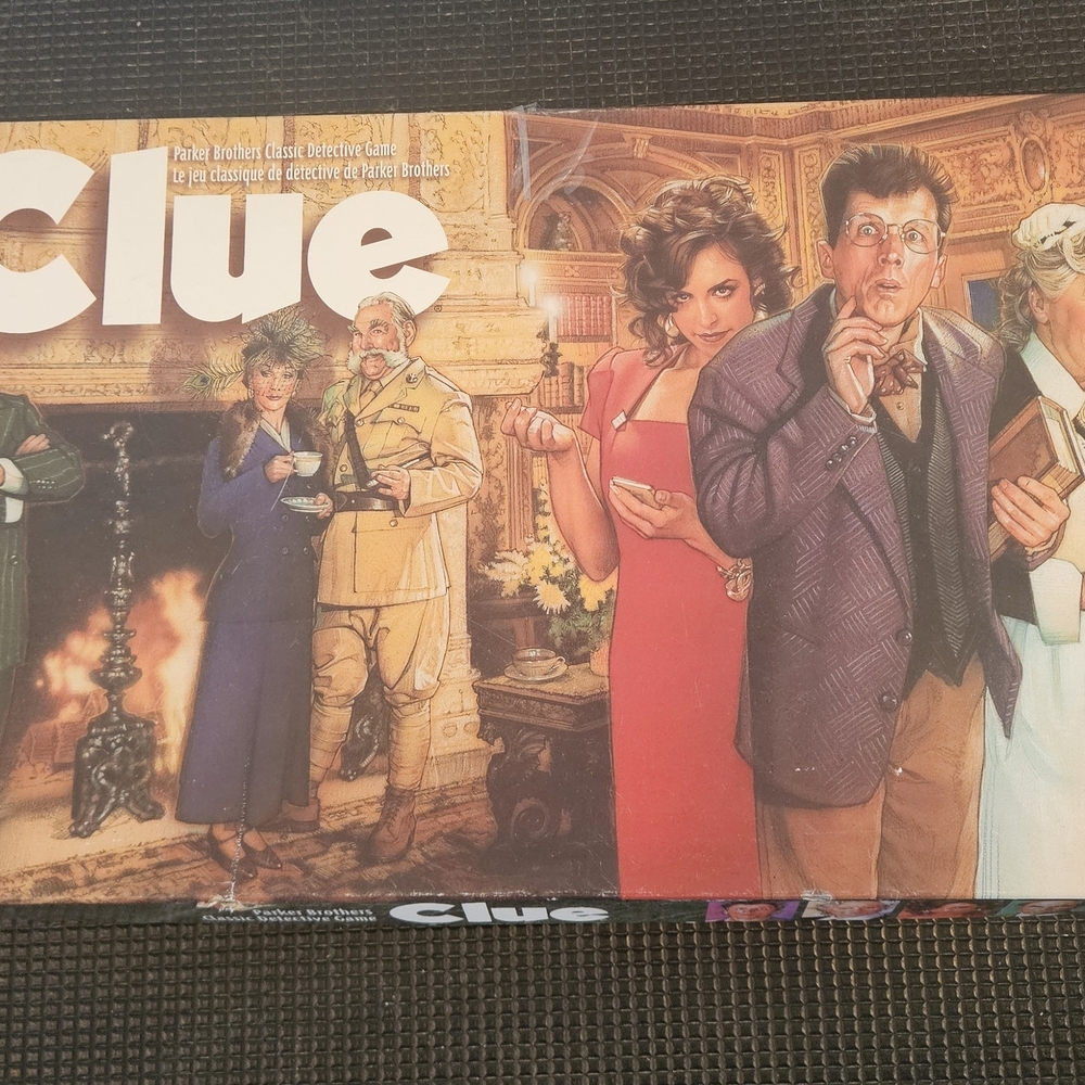 Vintage 1996 Parker Brothers Clue Classic Detective Board Game Complete